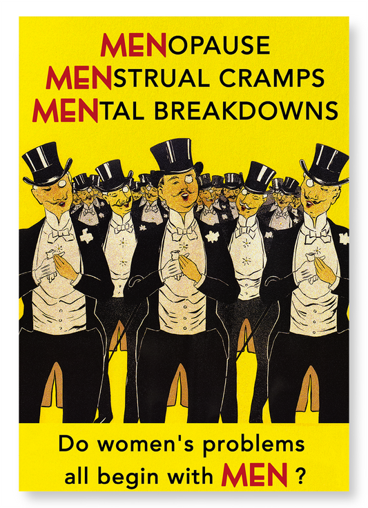 WOMEN'S PROBLEMS: Vintage Art Print