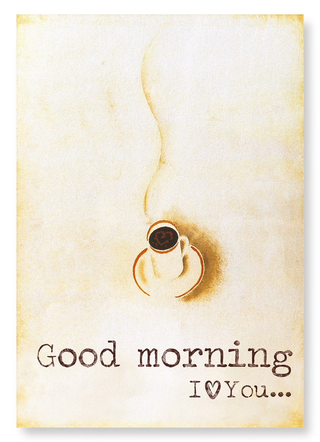 MORNING COFFEE: Vintage Art Print