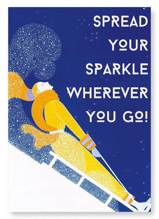 SPREAD YOUR SPARKLE: Vintage Art Print