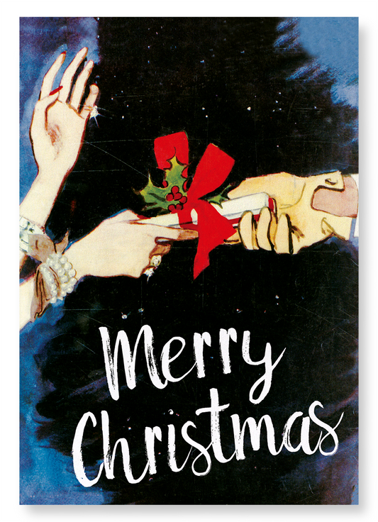 CHRISTMAS CRACKER: Vintage Art Print