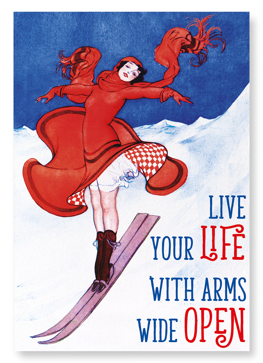 LIVE YOUR LIFE: Vintage Art Print