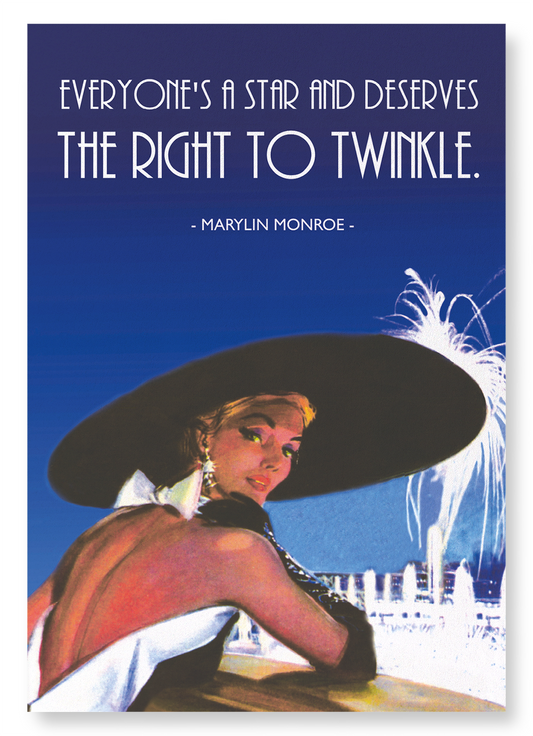 EVERYONE’S A STAR: Vintage Art Print