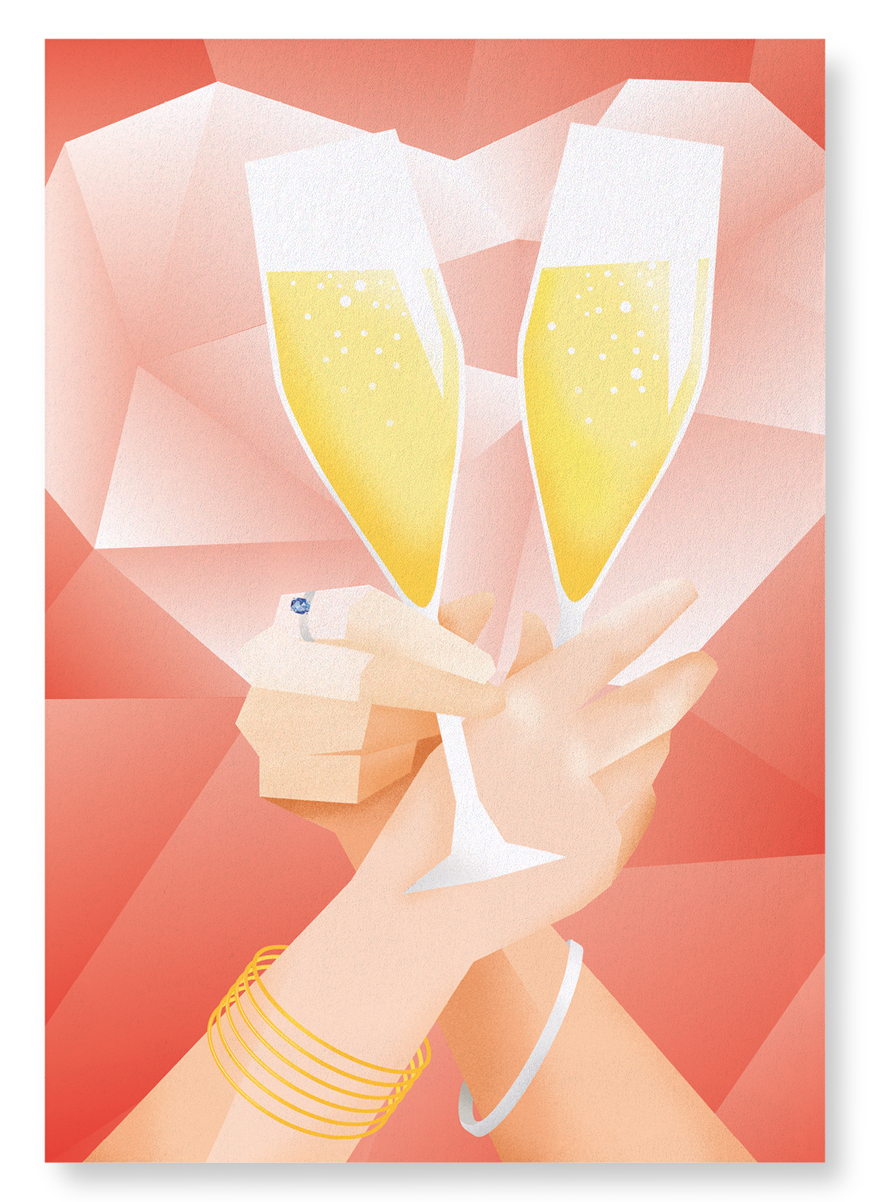 TOAST OF MRS AND MRS: 2xPrints