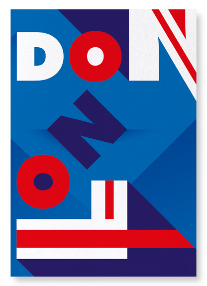 LONDON UNION JACK: Modern deco Art Print