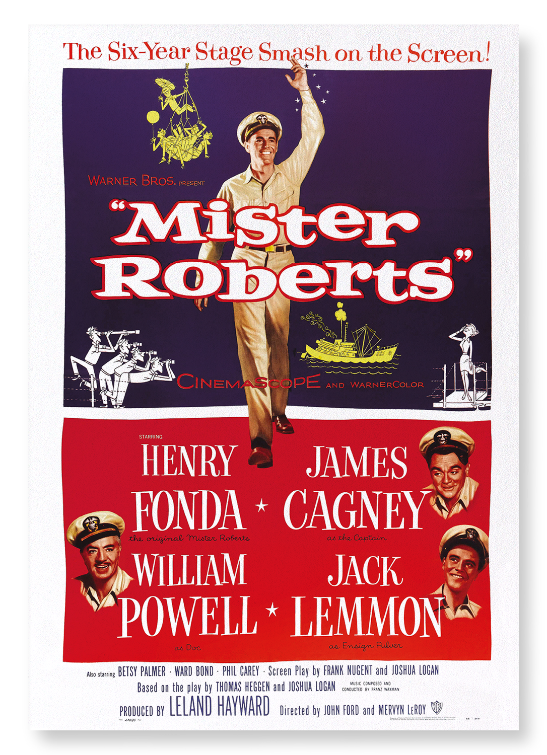 MISTER ROBERTS (1955): Poster Art Print
