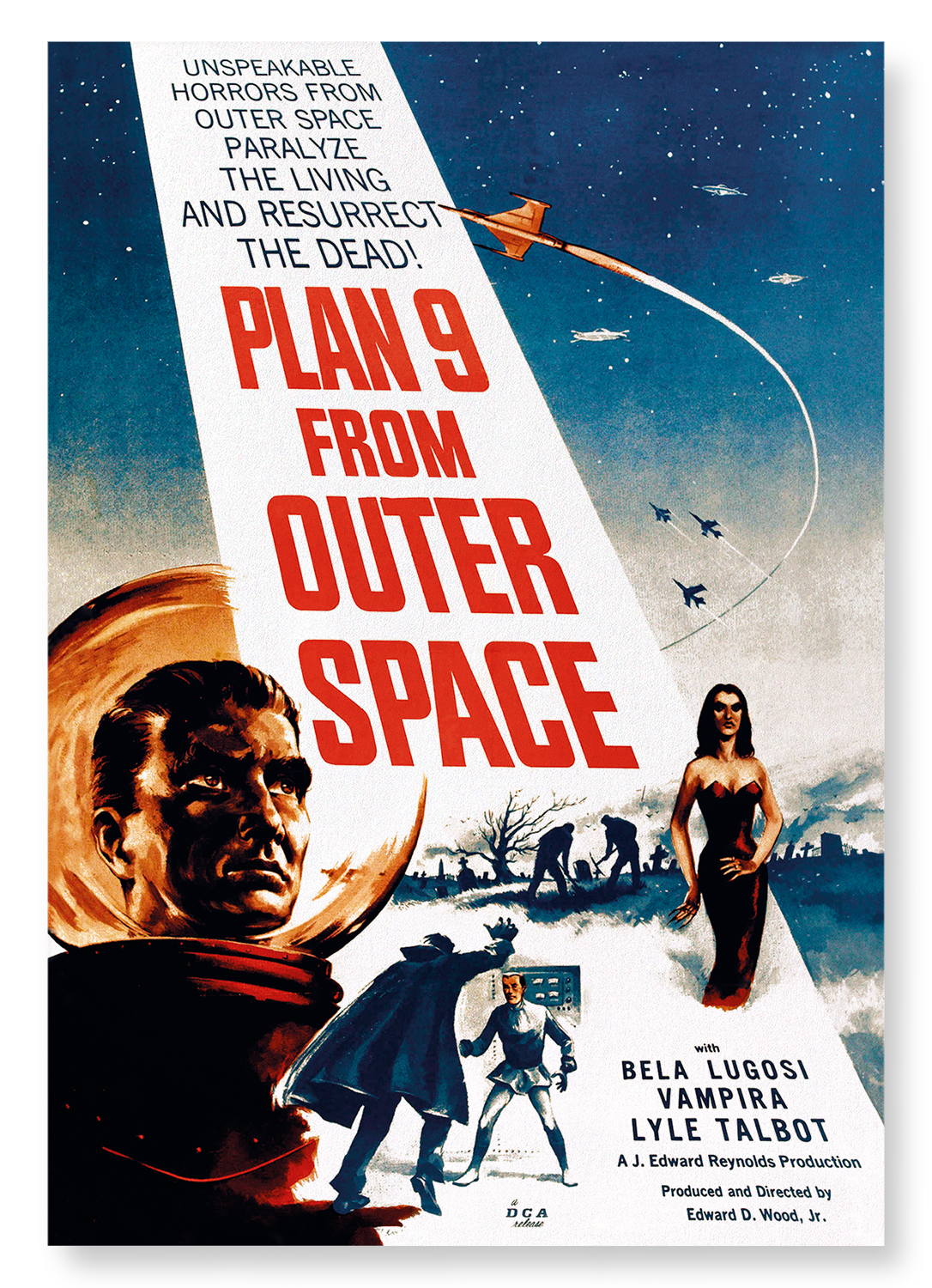 PLAN 9 FROM OUTER SPACE (1959): Poster Art Print