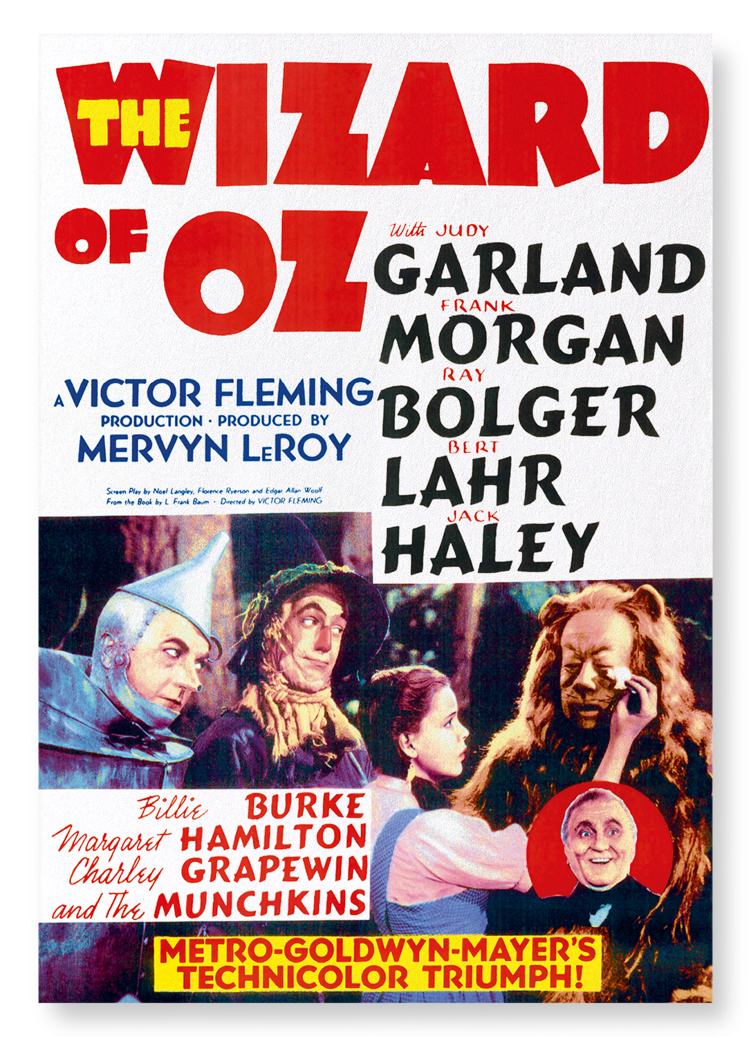THE WONDERFUL WIZARD OF OZ (1939): Poster Art Print
