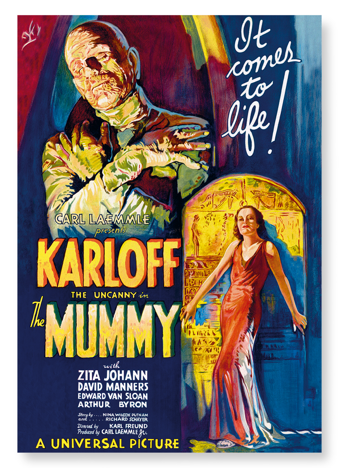 THE MUMMY (1932): Poster Art Print