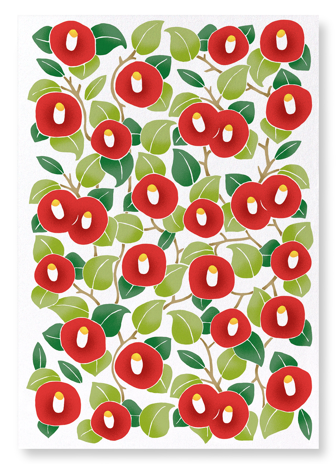 YUMEJI CAMELLIA: Pattern Art Print