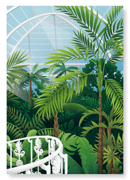 KEW DECO PALM HOUSE: Modern deco Art Print