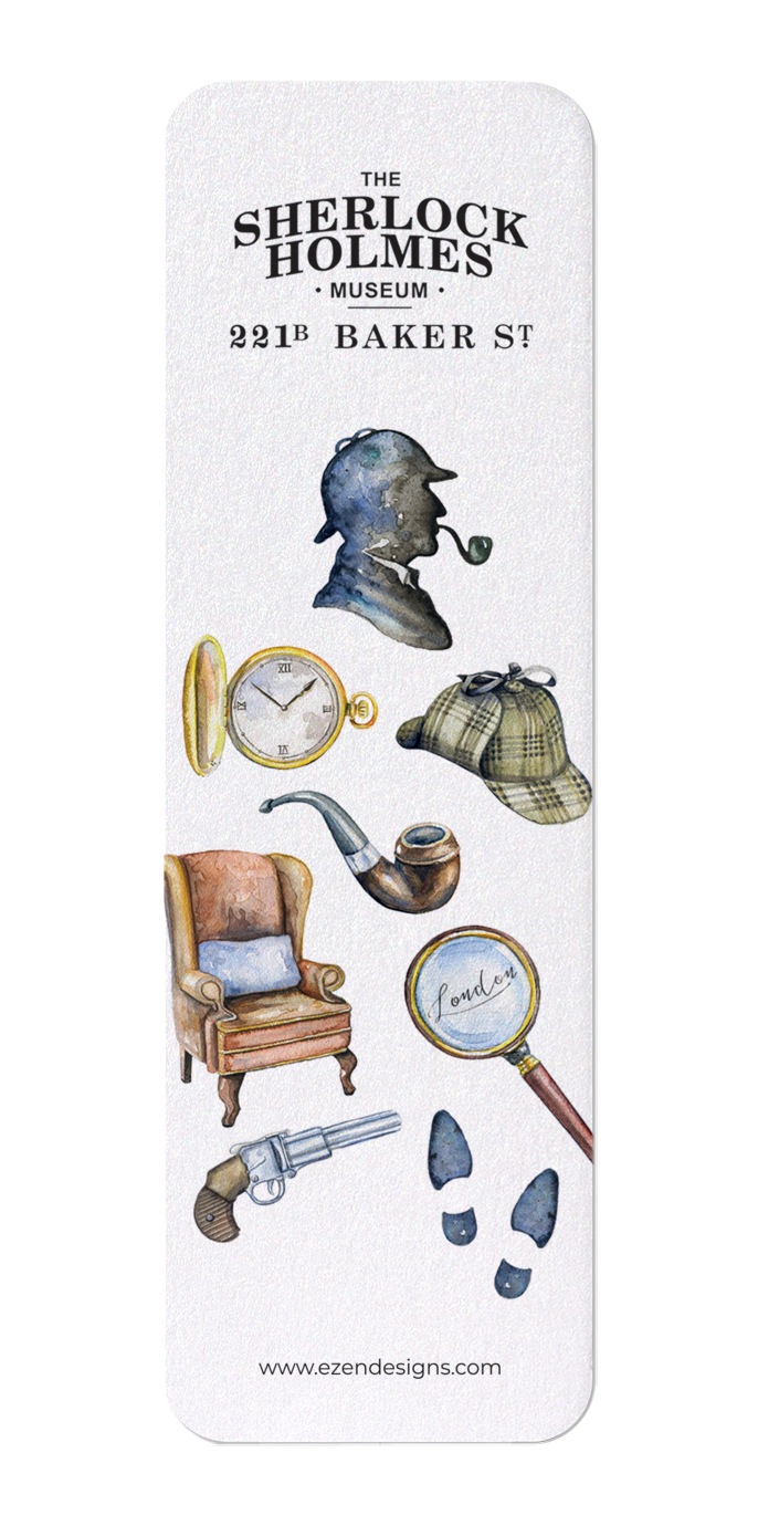 Ezen Designs - Sherlock Holmes collage - Bookmark - Front
