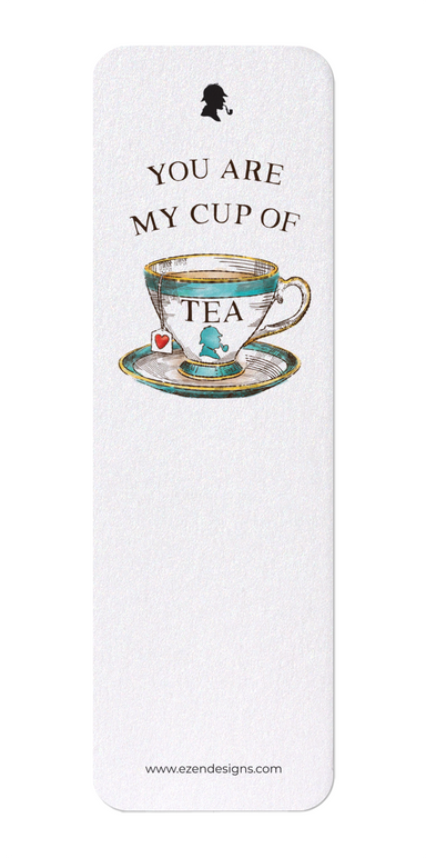 Ezen Designs - Sherlock Holmes my cup or tea - Bookmark - Front