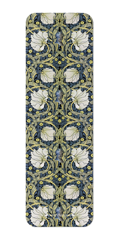 Ezen Designs - Sherlock Holmes Pimpernel flowers - Bookmark - Front
