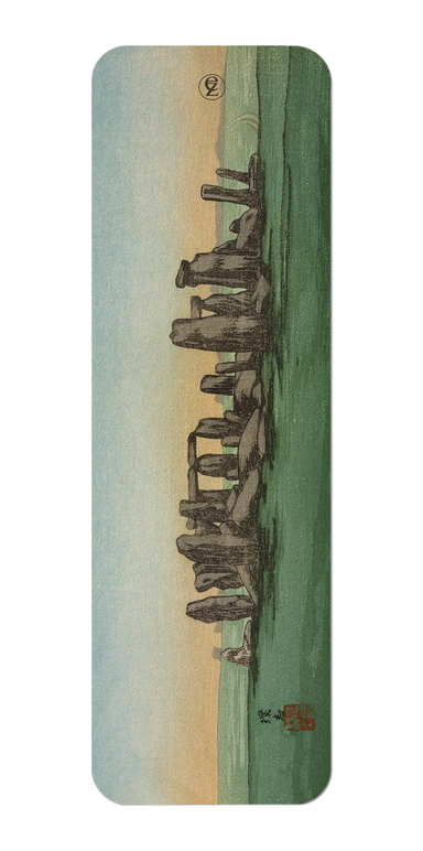 Ezen Designs - Stonehenge at dawn (c.1918) - Bookmark - Front