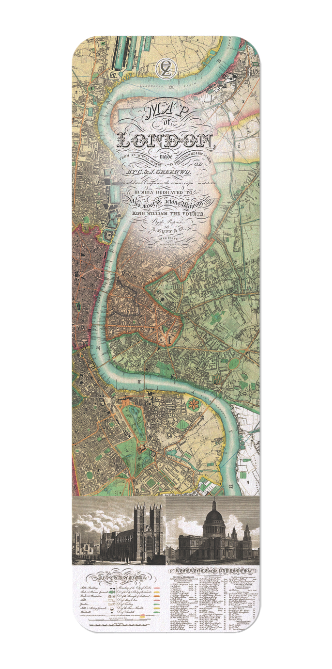 Ezen Designs - London (1827) - Bookmark - Front
