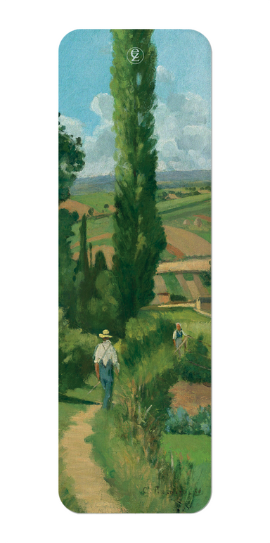 Ezen Designs - Landscape at Les Pâtis, Pontoise (1868) - Bookmark - Front