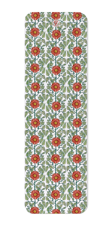 Ezen Designs - Tudor Rose by de Morgan (c.1888) - Bookmark - Front