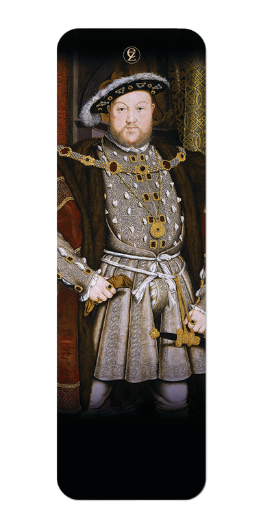 Ezen Designs - Portrait of King Henry VIII (c.1536) - Bookmark - Front