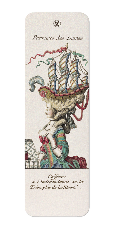 Ezen Designs - La Belle Poule (c.1780) - Bookmark - Front