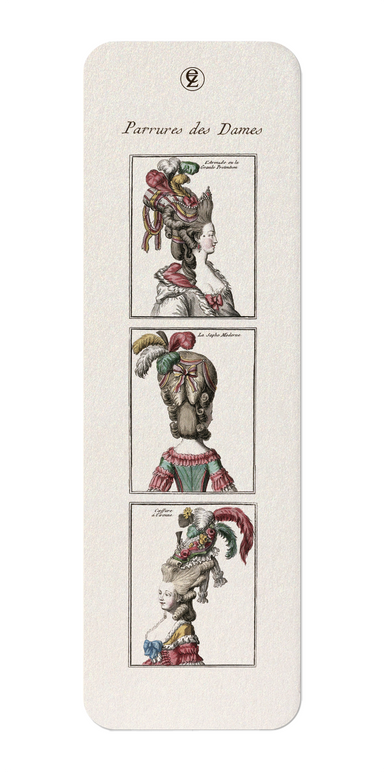 Ezen Designs - La Parure des Dames (1776) - Bookmark - Front