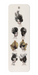 Ezen Designs - Fashionable Head Dresses (1830) - Bookmark - Front