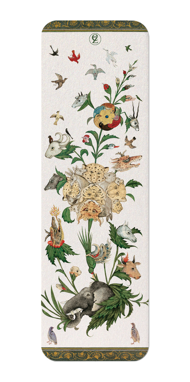 Ezen Designs - Floral Fantasy: Animals & Birds (Early 17th C.) - Bookmark - Front