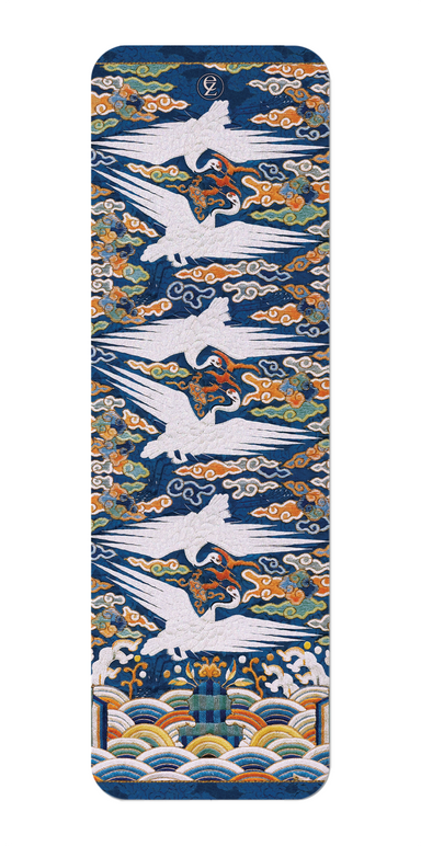 Ezen Designs - Korean Rank Badge of Cranes (19TH C.) - Bookmark - Front