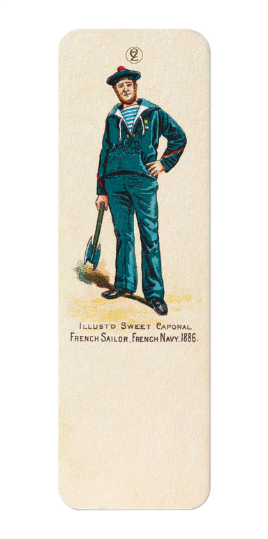 Ezen Designs - French Military Series Sailor (1886) - Bookmark - Front