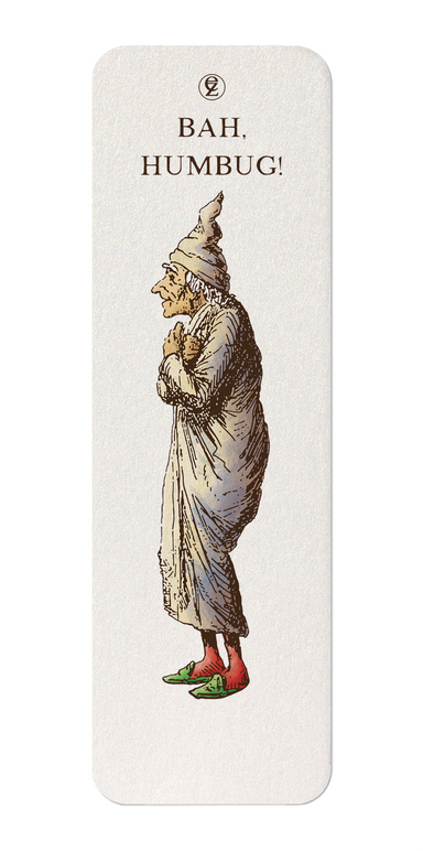 Ezen Designs - Scrooge Bah Humbug (1843) - Bookmark - Front