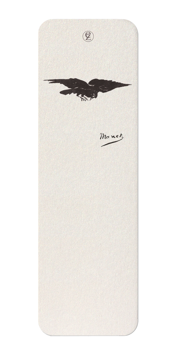 Ezen Designs - Raven by Edouard Manet (1875) - Bookmark - Front