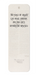 Ezen Designs - Life's Opportunity (1843) - Bookmark - Front