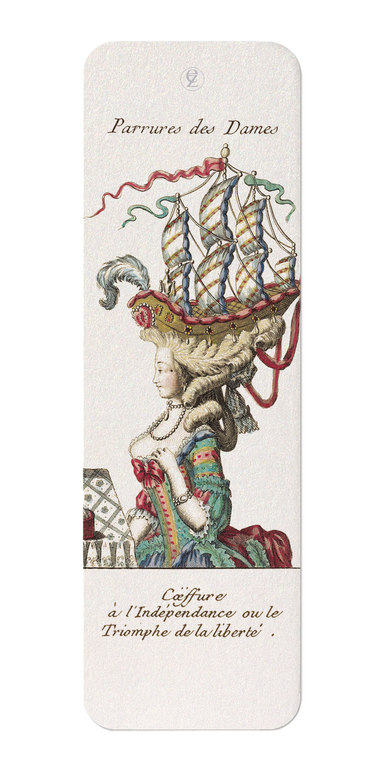 Ezen Designs - LA BELLE POULE (C.1780) - Bookmark - Front