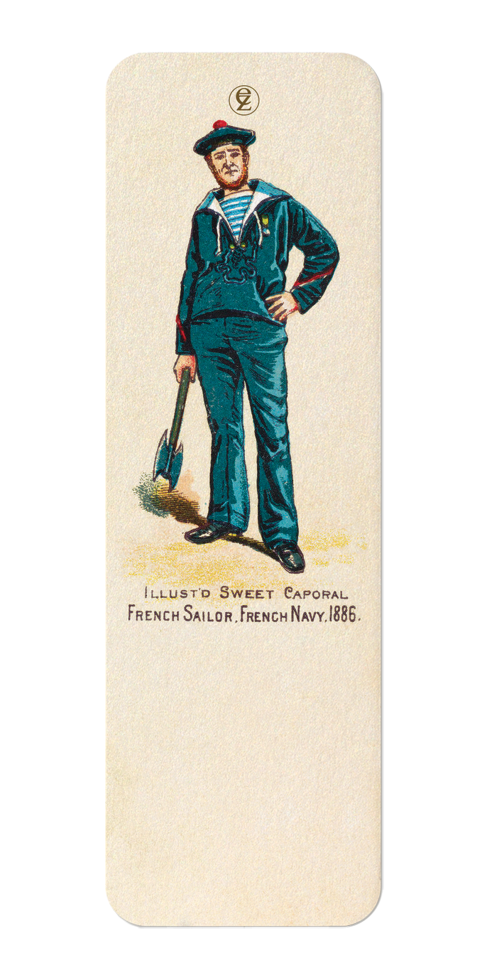 Ezen Designs - Marin de la Série Militaire Française (1886) - Bookmark - Front