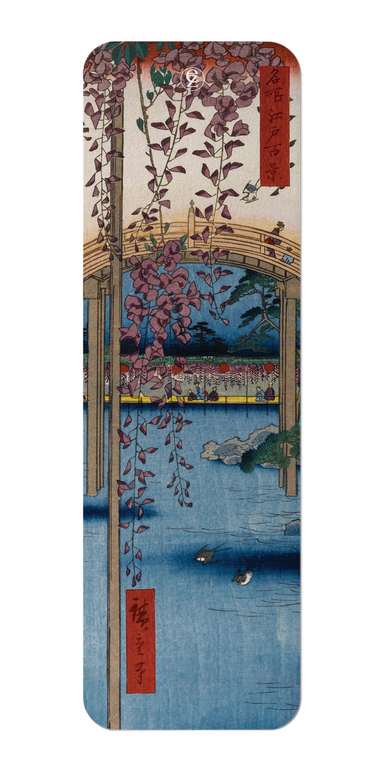 Ezen Designs - Inside Kameido Tenjin Shrine (1857) - Bookmark - Front