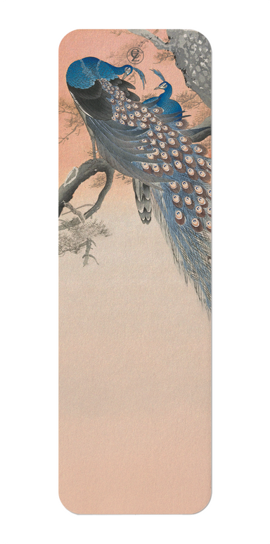 Ezen Designs - Couple of peacocks (C.1910) - Bookmark - Front