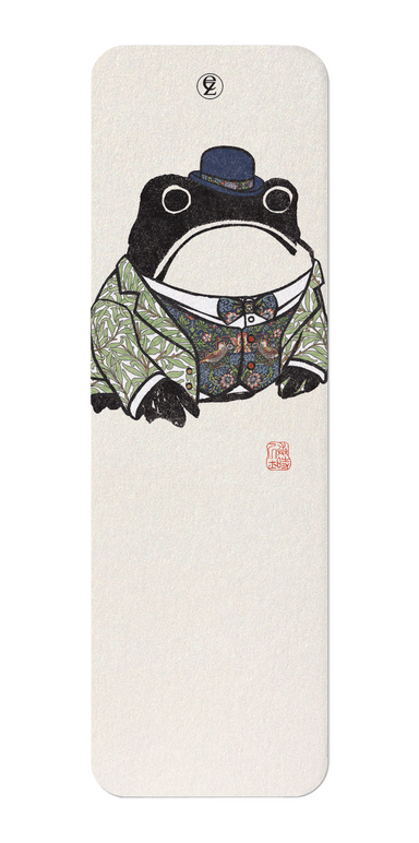 Ezen Designs - William Morris Ezen Frog - Bookmark - Front