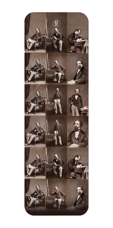 Ezen Designs - Photographs of Charles Dickens: Set A (1858) - Bookmark - Front