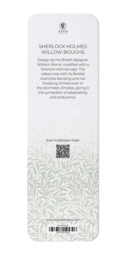 Ezen Designs - Sherlock holmes Willow boughs - Bookmark  - Back
