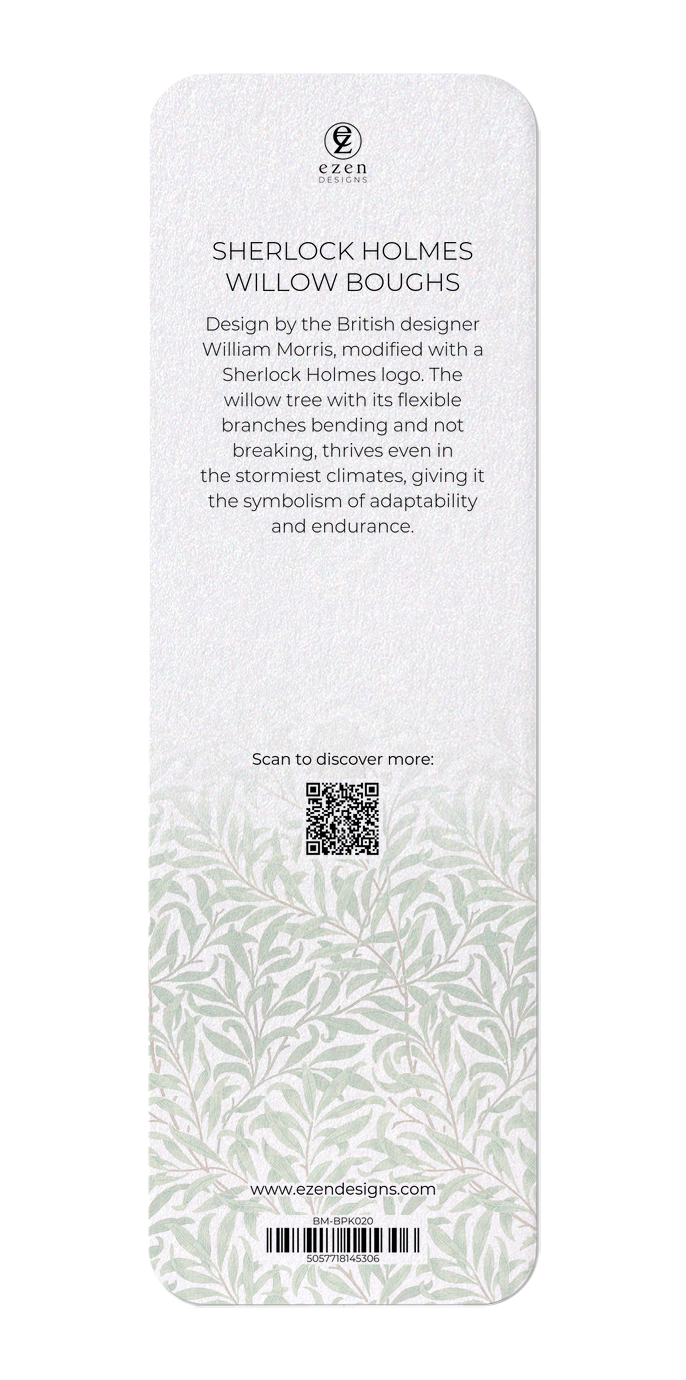 Ezen Designs - Sherlock holmes Willow boughs - Bookmark  - Back