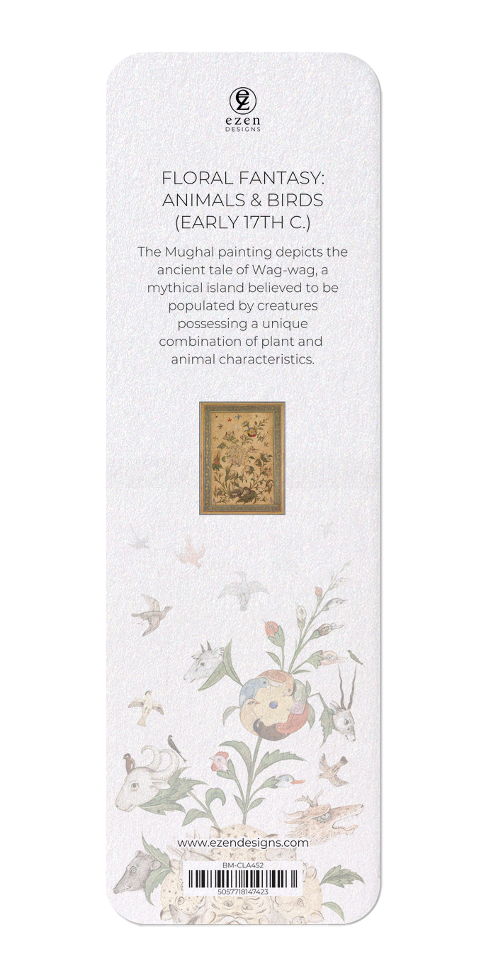 Ezen Designs - Floral Fantasy: Animals & Birds (Early 17th C.) - Bookmark - Back