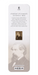 Ezen Designs - Portrait of Charles Dickens (c. 1850) - Bookmark - Back