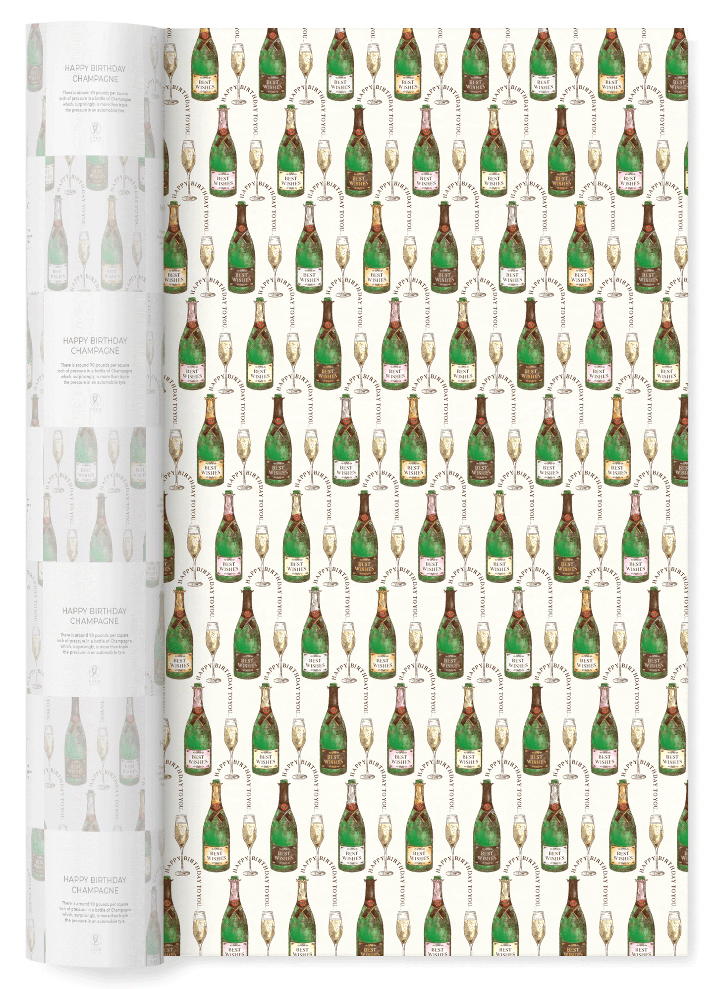 HAPPY BIRTHDAY CHAMPAGNE: Wrapping Paper