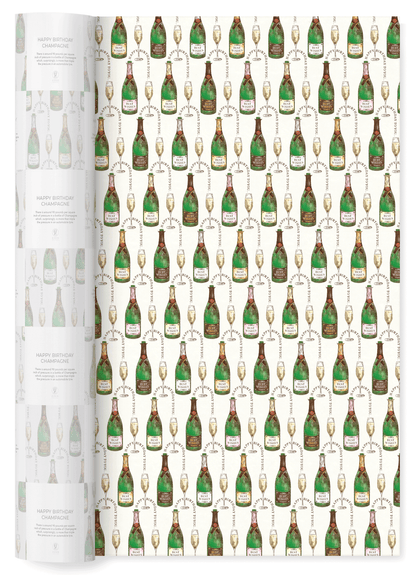 HAPPY BIRTHDAY CHAMPAGNE: Wrapping Paper