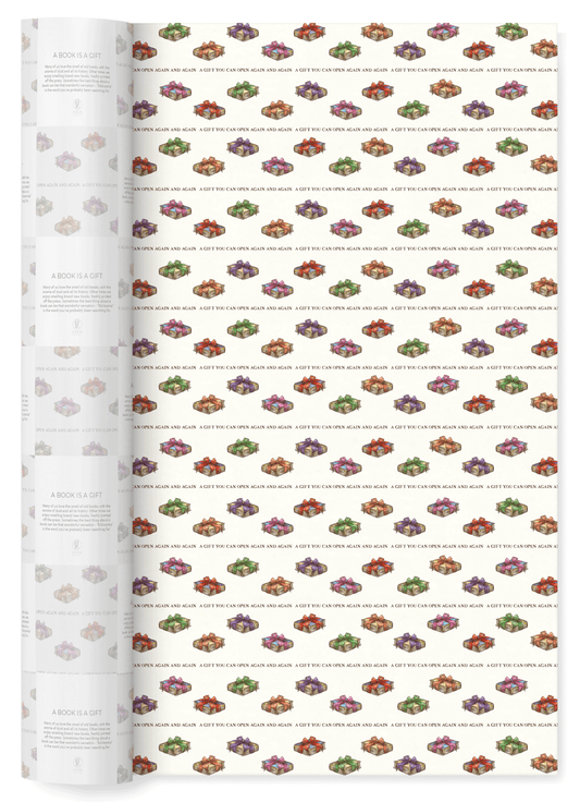 A BOOK IS A GIFT: Wrapping Paper