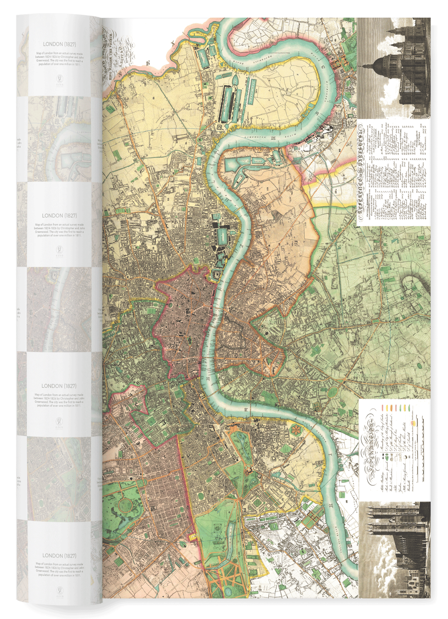 LONDON (1827): Wrapping Paper