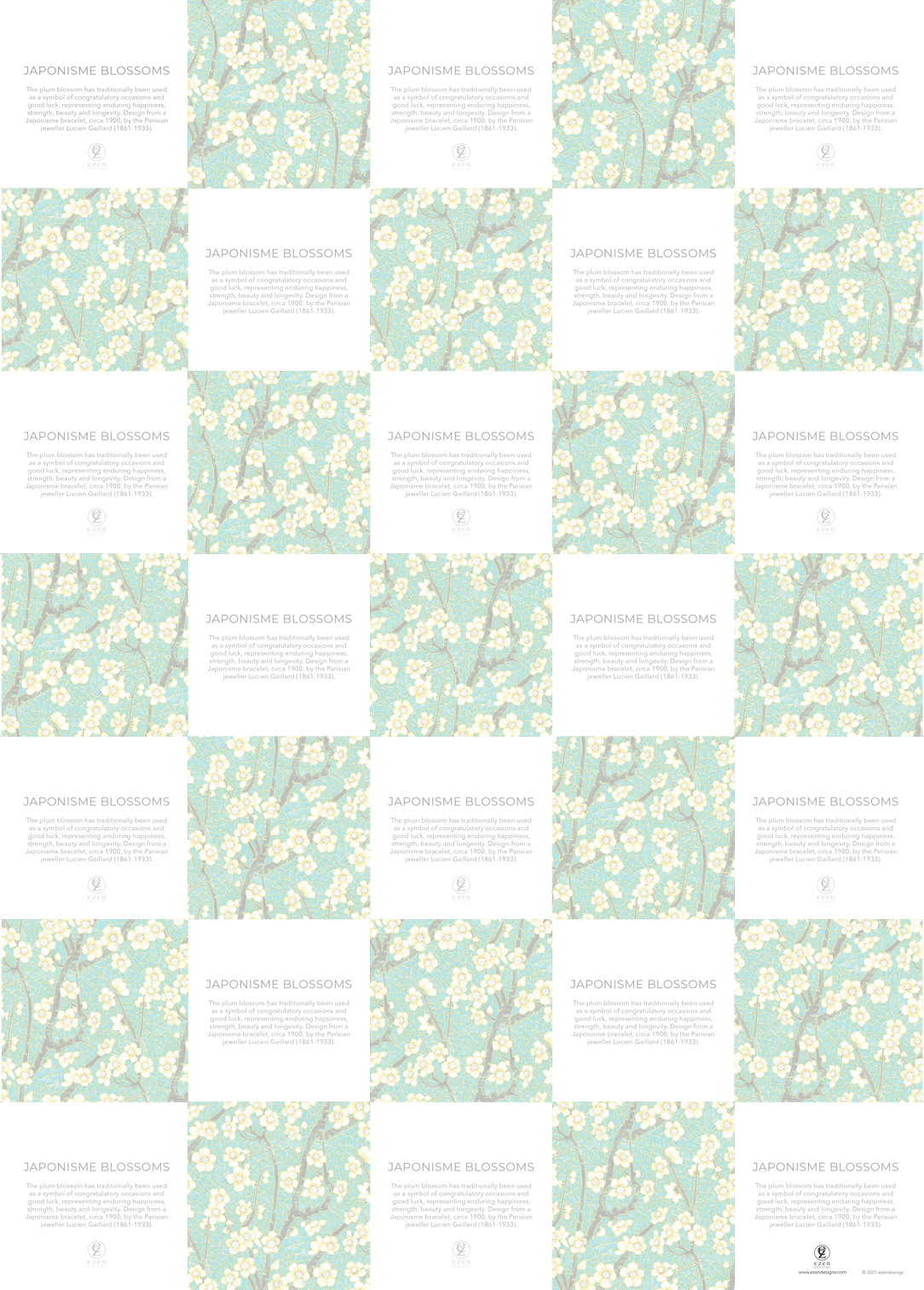 JAPONISME BLOSSOMS: Wrapping Paper