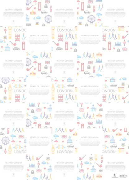 HEART OF LONDON: Wrapping Paper