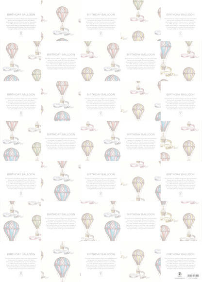 BIRTHDAY BALLOON: 25xSheets