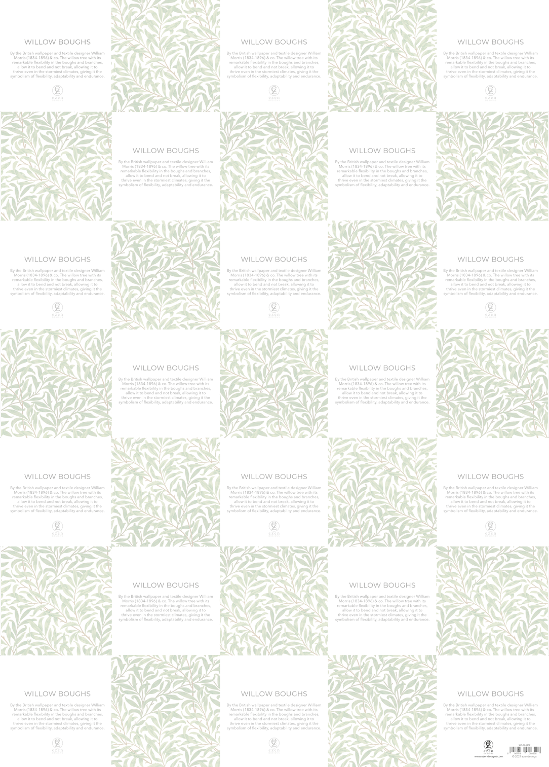 WILLOW BOUGHS: Wrapping Paper