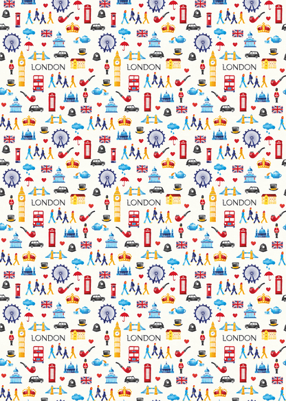 HEART OF LONDON: Wrapping Paper